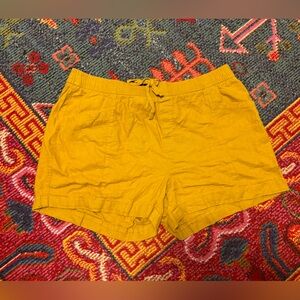 Old Navy High-Rise Yellow Shorts